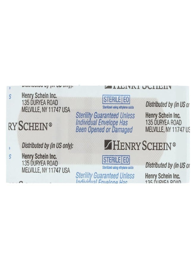 Henry Schein 1126135 Sterile Adhesive Bandages, Sheer, Plastic, Flexible, Non-Stick Pad, 1x3 inches, 1500/Case - Image 4
